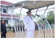 Wakil Bupati Bengkulu Selatan Pada Peringatan Hari Kesaktian pacasila Th 2023 Menjadi Inspektur Upacara