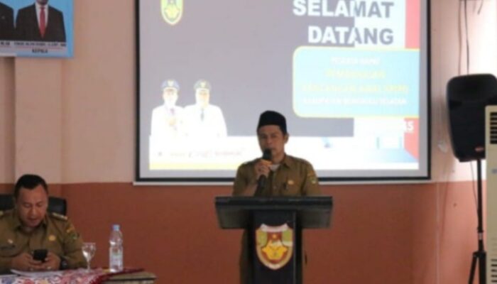 Pemkab Bengkulu Selatan Bahas RPJPD Bersama Perangkat Daerah