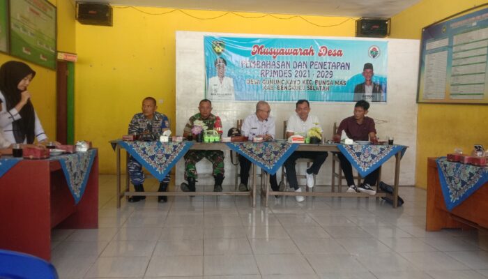 Pemdes Gunung kayo Musyawarah Penetapan, Perubahan RPJMdes 2021 – 2029 Dan RKPdes Tahun 2025.