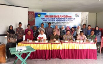 Pemdes Pagar Dewa Musyawarah Penetapan, Perubahan RPJMDES, RKPdes Tahun 2025.