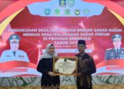 Pemdes Batu Kuning Mendapat Piagam Penghargaan, Desa Sadar Hukum Tahun 2024 Di Profinsi Bengkulu