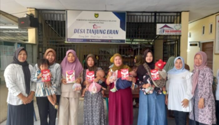 Pemdes Tanjung Eran  Gelar Acara Posyandu Bulanan, Pemberian Gizi Terhadap Balita Dan Ibu Hamil Tahun 2025
