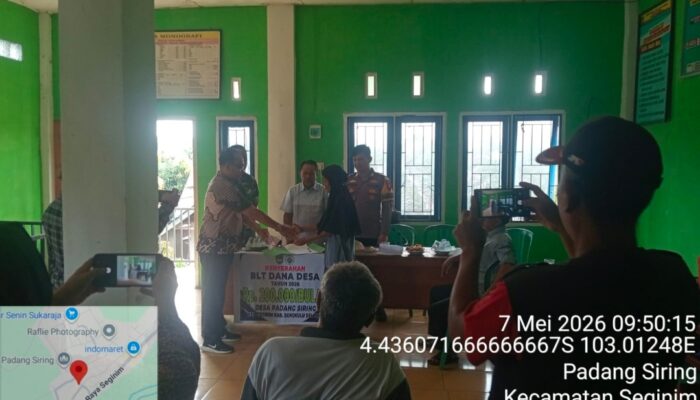 Pemdes padang Siring Salurkan BLT DD Untuk Bulan Januari Sampai Mei, Sebanyak 6 KPM Tahun Anggaran 2026.