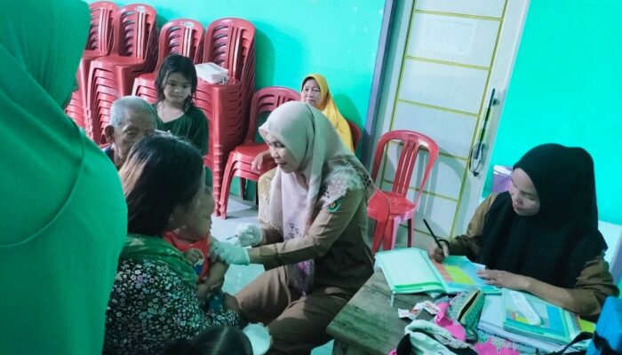 Pemdes Tanjung Besar Melaksanakan Posyandu Rutin, Bagi Lansia, Bumil Dan Balita