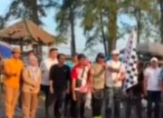 Sekda Bengkulu Selatan Ir. Susmanto, M. M Ikuti Jalan Santai, Peringati Hari Laut Sedunia, Di Pantai Pasar Bawah.