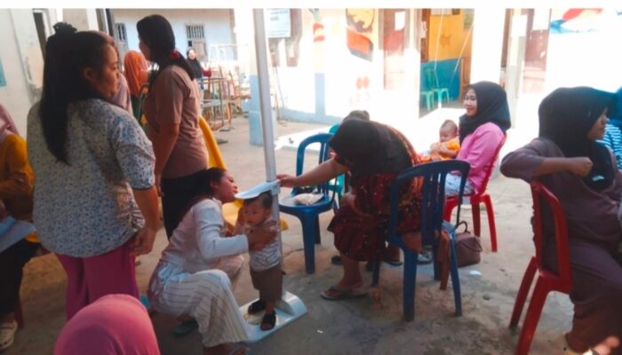 Pemdes Gunung Ayu Gelar Posyandu Rutin, Tingkatkan Pelayanan Kesehatan Ibu Hamil, Balita, dan Lansia