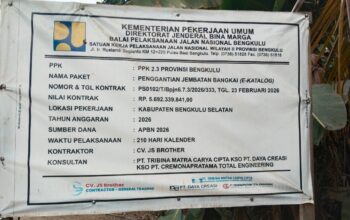 Diduga Penggantian Jembatan Bangkai Gunakan Besi Berkarat, Kontraktor Beri Penjelasan