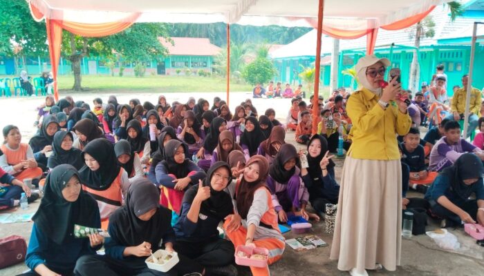 Dinas Kesehatan Bengkulu Selatan Gelar Kampanye Makanan Bergizi di SMPN 14 Air Sulau