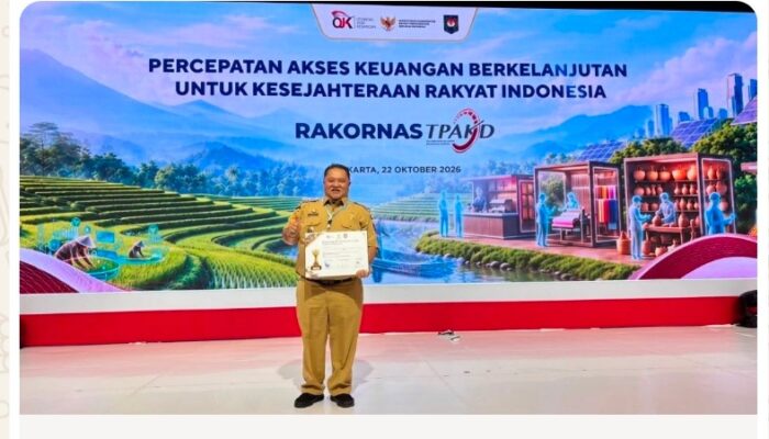 Bupati Bengkulu Selatan Hadiri Rakornas TPAKD 2026 di Jakarta, Terima Penghargaan Percepat Akses Keuangan Se wilayah Sumatra.